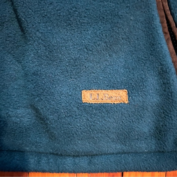 Vintage L.L. Bean Fleece Quarter Zip Pullover Sweatshirt - Picture 6 of 7